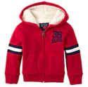 Baby And Toddler Boys Sport Sherpa Fleece Zip Up Hoodie
